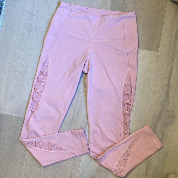 Victoria’s Secret VSX Sport Ballet Pink Knockout Leggings Tights - Size S - Picture 5 of 6